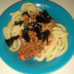 納豆キムチうどん